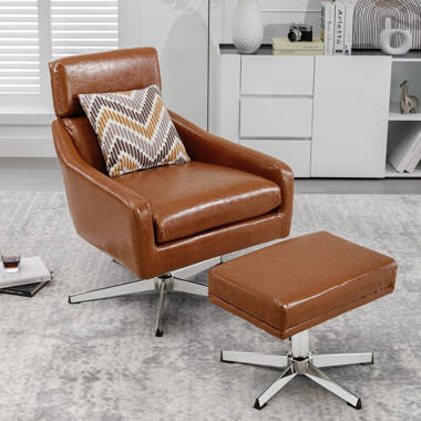 West elm lounge discount chair with ottoman